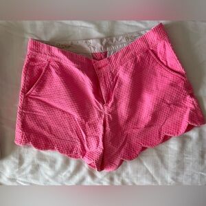Lilly Pulitzer Pink Scalloped Women Shorts